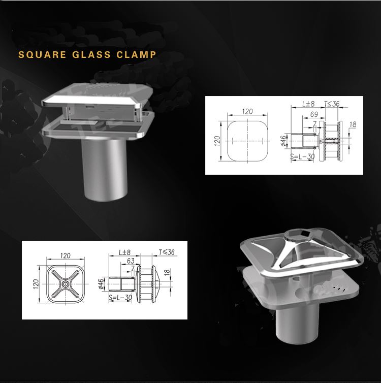 Stainless Steel Spider Clamp China Stainless Steel Spider Clamp China