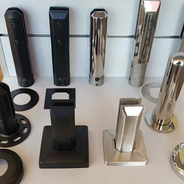 Frameless Glass fencing spigots